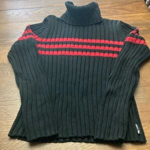 Vintage DKNY Active Sweater XL Black/Red 
Donna Karan